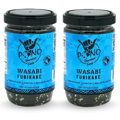 Pono Hawaiian Nori Komi Furikake Rice Seasoning - Gluten-Free and Non-GMO - Multi-Purpose Rice Seasoning – Free from Preservatives and Artificial Colors – Japanese Seasoning