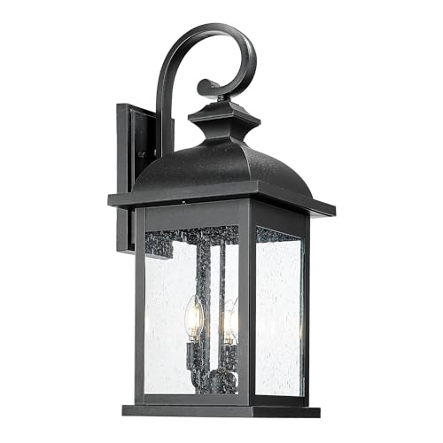 FEMILA Outdoor Wall Light Fixture, Exterior Waterproof Wall Sconce, 4FD54B