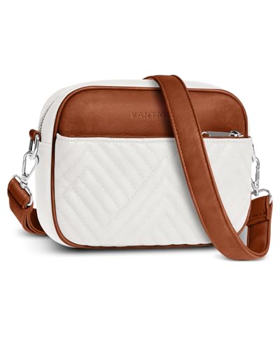 Vantamo Crossbody Bags For Women with Anti-Pickpocket Clip, Premium Purses for Women, Adjustable Strap Handbags & Gift Box