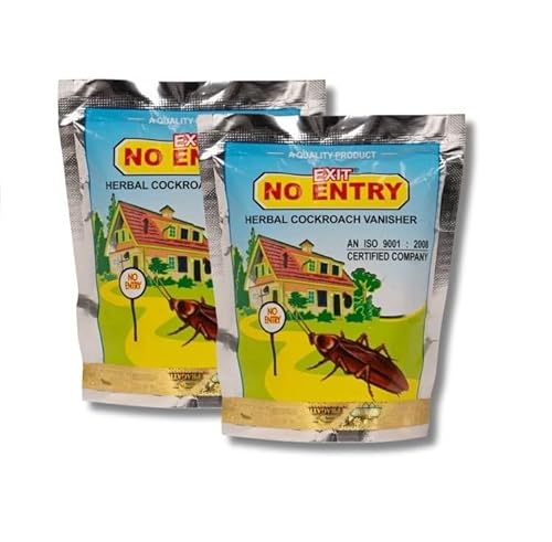 EXIT NO ENTRY Anti-Cockroach Repellent Paste - 100gm | Herbal Cockroach and Pest Vanisher | Household Cockroach Control Paste - Pack of 2 Repellent