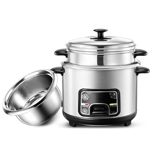 Rice Cooker (2-5L) Home Multi-function Stainless Steel Inner Pot Rice Cooker，Small Appliances Can Accommodate Up To 1-7 People 220-240V US/EU(4L-700W)
