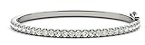 Houston Diamond District 1 to 8 Carat LAB GROWN Diamond Bangle Bracelet Ultra Premium Collection (E-F Color, VS2-SI1 Clarity) Platinum 8 Carat