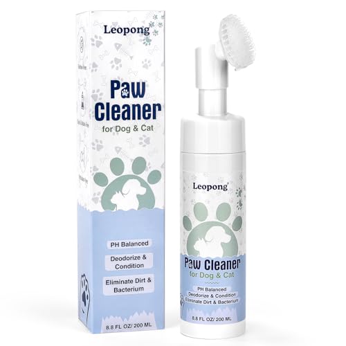 Leopong Dog Paw Care Kit- Paw Cleaner and Balm for Pet Foot Washer Care