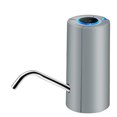 NPQPNAFC Water jug Dispenser Ultra-Long Standby Bottled Water Household Electric Pump Small Household Appliances Mini Automatic Pump Rechargeable Dispenser Bucket(Grey)