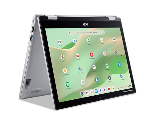 acer Chromebook Spin 312 CP312-1HN-34Z7 Convertible Laptop | Intel Core i3-N305 | 12.2" WUXGA IPS Corning Gorilla Glass Touch Display | 8GB LPDDR5 | 128GB eMMC | Wi-Fi 6E | Full HD Webcam | Chrome OS