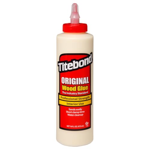 Titebond Original Wood Glue, Bonds Stronger Than Wood, The Industry Standard, Woodworking
