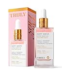 Truly Beauty Soft Serve After Shave Oil | Hydrating Treatment for Ingrowns & Irritation | Peptides, Hyaluronic Acid & Strawberry Extract | Soothes & Smooths Skin | Strawberry Vanilla Scent (3.1 Fl Oz)