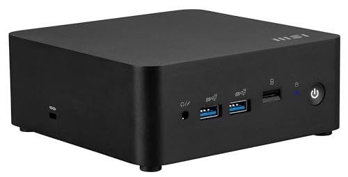 msi Cubi NUC Desktop, Intel Core 7-150U, 32GB Memory, 1TB SSD, WiFi 6E, Win 11 Pro, 3 Year Advance Replacement (1MG-007US)