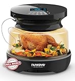 Nuwave - Primo infrared grill oven, built-in smart thermometer, non-stick grill bottom and convection top for surround cooking, fresh cooking or