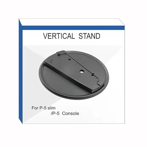 New World Vertical Stand for PS5 Consoles PS5 Slim Console, for PlayStation 5 Slim Base Accessories, Support All PS5 Model