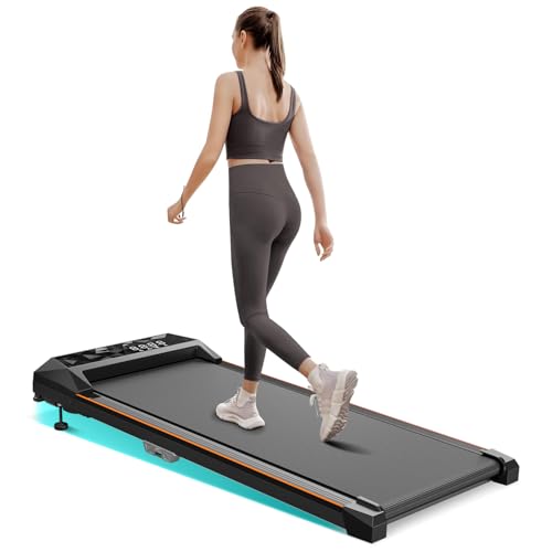 AIRHOT 3in1 Walking Pad - 2.5HP Walking Pad Treadmill with 6% Incline, LED Display, Remote Control, Portable Treadmill for Home Office, Support Jogging/Running/Climbing