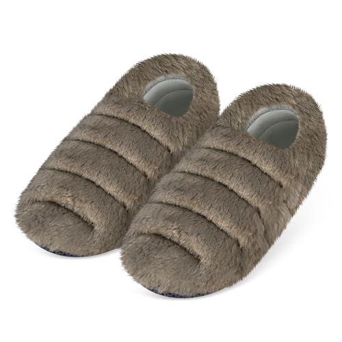 SUZZIPAD Microwavable Slippers and Foot Warmer for Bed, Microwave Heated Slippers for Women & Man, Feet Warmers for Plantar Fasciitis, Cold Feet