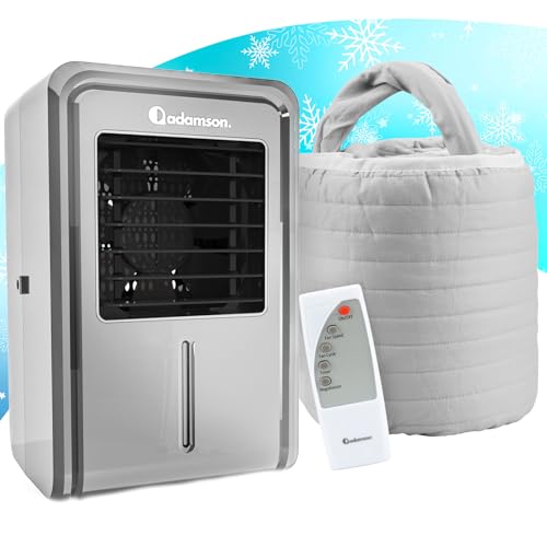 Adamson B10 Gray Bed Cooling System - Twin 75” L x 39” W - Water Bed Cooler Ideal for Hot Sleepers - 100% Cotton Mattress Cooling Bed Pad for Night Sweats - 5-Year Assurance