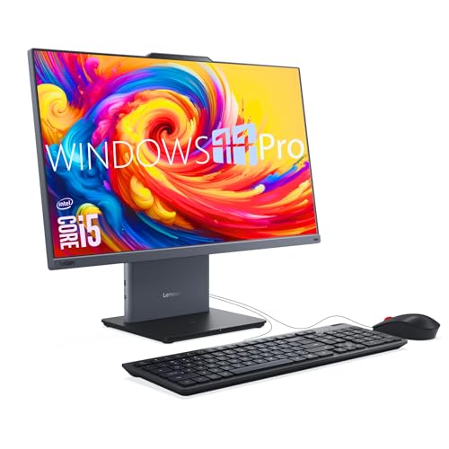 Lenovo ThinkCentre Neo50a Gen 5 All-in-One Business Desktop PC | 24” FHD IPS Display | Intel Core i5-13420H | 32GB DDR5 RAM | 1TB SSD | 5MP AI Webcam | HDMI in&Out | Copilot AI | Windows 11 Pro