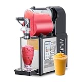 GoyRrbay Commercial Slushy Machine,3L*1Tank Frozen Drink Margarita Machine, 300W Stainless Steel Slushie Machine Suitable for Restaurant Cafe Kitchen Home Use,Black