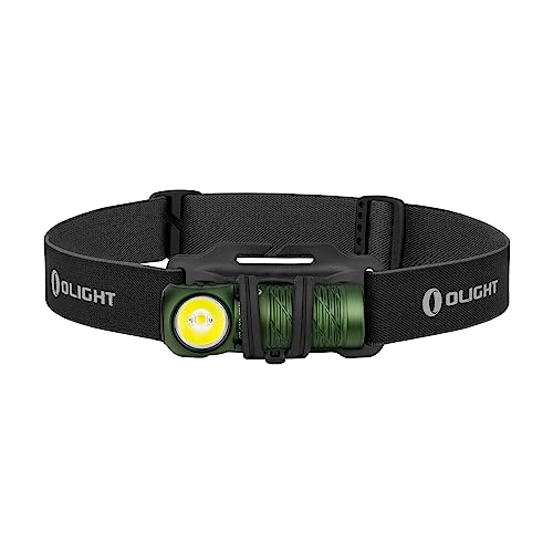 OLIGHT Perun 2 Mini Headlamp 1100 Lumens LED Head Flashlight, Rechargeable Headlight with Red Light Option, Great for Working, Hiking, Camping and Climbing