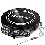 Nuwave Induction Cooktop, Improved Hot Plate with Digital Probe , 106 Temps 100°F-575°F, 3 Watt Settings, Portable Induction Burners for Cooking