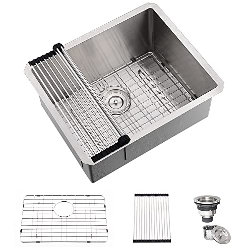 Hovheir Undermount Laundry Sink 16 Gauge Stainless Steel Laundry Utility Kitchen Sink