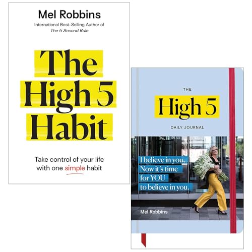 Mel Robbins 2 Books Collection Set (The High 5 Habit, The High 5 Daily Journal)