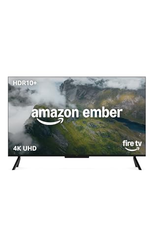 Amazon Ember 50" 4-Series with Fire TV (newest model), 4K Ultra HD smart TV with Alexa Remote, HDR10+, fast processor, Dolby Audio, Ambient Experience, free and live TV, find shows faster with Alexa+
