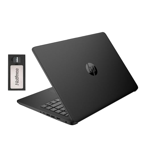 HP Stream 14" HD BrightView Laptop, Intel Celeron N4120, 16GB RAM, 288GB Storage (128GB eMMC + 160GB SSD Docking Station Set), Intel UHD Graphics, HD Webcam, Wi-Fi, 1 Year Office 365, Win 11 S, Black