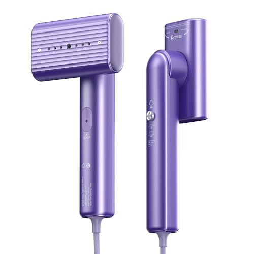 Travel Portable Steamer for clothes - Handheld Steamer for Fabric Clothing Wrinkles, 15s Fast Heat-up Rotary Garment Steamer, 1200W Light Mini Steam Iron for Home, Office and Travel (Purple)