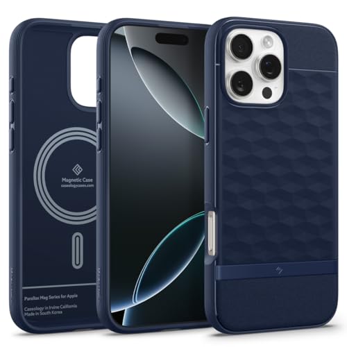 Caseology Parallax Mag for iPhone 16 Pro Max, 16 Plus, 16 Pro, 16 Case [Enhanced Ergonomic Design Case Compatible with Magsafe] Military Grade Drop Tested (2024) - Variation Parent