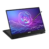 MSI Summit A16 AI+ (2024) 16” QHD+ 165Hz 2-in-1 Touchscreen Laptop: AMD Ryzen AI 9-365, Radeon Graphics, 32GB LPDDR5x, 1TB NVMe SSD, 360 Flip, Pen, Win 11 Home: Ink Black A3HMTG-015US
