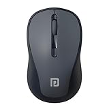 Portronics Toad 34 Wireless Mouse with 2.4 GHz Wireless, Adjustable Sensitivity, USB Receiver, Ergonomic Design, for Laptops, Desktops PC, Mac (Grey)