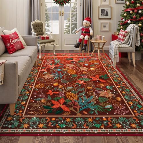 Plant Floral Area Rug