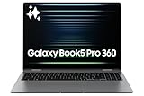 Samsung 16” Galaxy Book5 Pro 360 Copilot+ PC, AI Computer, Intel Core 7 Ultra Processor, 3K AMOLED (2880x1800) Touchscreen, S Pen,120Hz, Dolby Atmos, Student Laptop, Lightweight, All-Day Battery Life