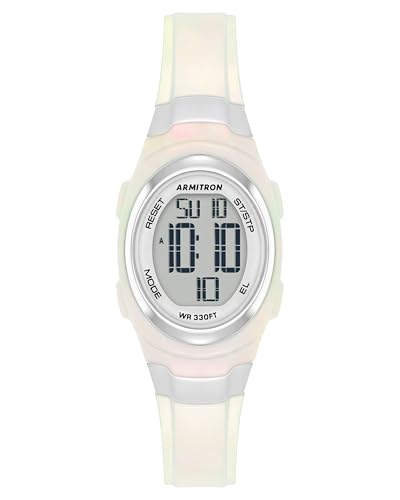 Armitron Sport Women's Digital Chronograph Resin Strap Watch, 45/7034