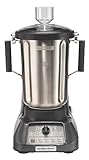 Hamilton Beach Commercial EXPEDITOR 1 Gallon / 4 Liter Culinary Blender, 3.5 HP Motor, Precision Control Touchpad, Custom Blending Programs, Clear Lid with Dosing Cup, NSF Certified, HBF1100SR