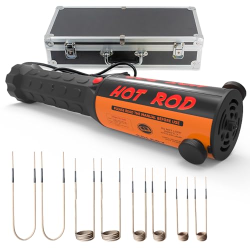 Solary Induction Bolt Heater Tool - 1200W 110V Magnetic Induction Heater Bolt Removal, Nut Buster Tool with 8 Coil for Rusty Screw Removing