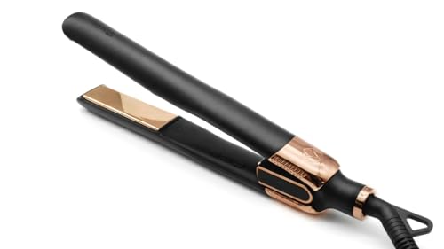 SRILabs StyleQ Flat Iron Hair Straightener Styler - GraphFlow Techonology, Negative Ions, Infrared Light Therapy, 12 Heat Settings for Straight, Smooth, Waves and Curls: All Hair Types