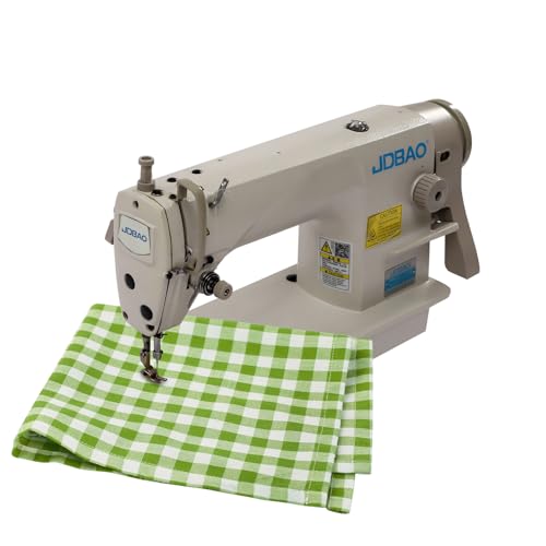 GCIUEMMH Sewing Machine with Multiple Needle Positions - 110V 550W Sewing Machine Thick Stuff SewingMachine with Large Double-Thread Rotary Hook for Jeans Leather 3500 Stitches/Min (No Table Stand)