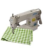 GCIUEMMH Sewing Machine with Multiple Needle Positions - 110V 550W Sewing Machine Thick Stuff SewingMachine with Large Double-Thread Rotary Hook for Jeans Leather 3500 Stitches/Min (No Table Stand)