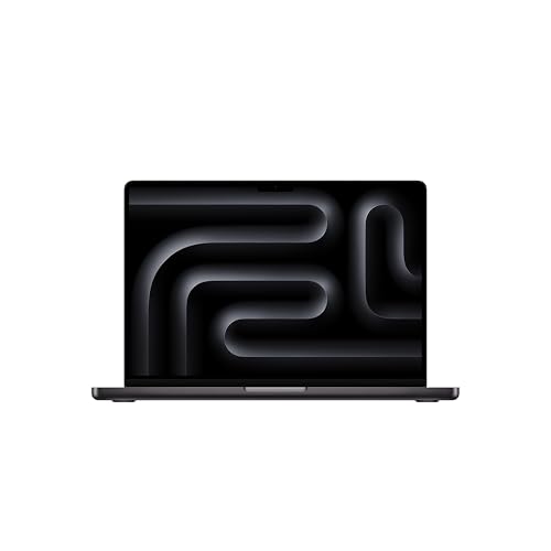 Apple 2024 MacBook Pro Laptop with M4 chip with 10‑core CPU and 10‑core GPU: Built for Apple Intelligence, 14.2-inch Liquid Retina XDR Display, 16GB Unified Memory, 512GB SSD Storage; Space Black