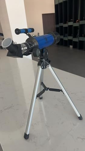 Fetch Falcon Portable 90X Astronomy Telescope (Two Eyepieces, 1.5X Barlow Lens, Finder Scope, and Sturdy Tripod) Ideal for Outdoor Space Exploration