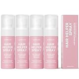 Trybello Hair Helper Spray - Hair Growth Serum with Biotin & Castor Oil - Caffeine Infused Hair Treatment for Thicker, Fuller Hair - Repair Thinning Hair Naturally - Vegan, Cruelty-Free Formula, 4Pack