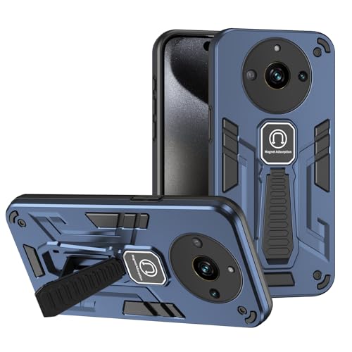 CWEIYUSHU Compatible with Realme Narzo 60 Pro 5G Case,Compatible with Realme 11 Pro 5G / 11 Pro Plus 5G【2 in 1】 Phone Case Cover Blue