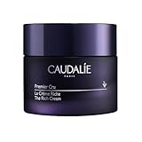 Caudalie Premier Cru The Rich Cream, Skin Barrier Repairing Rich Moisturizer with Ceramides, Refillable Jar - 50 mL