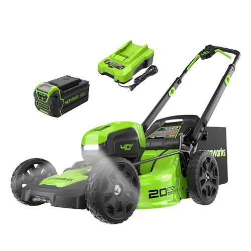 Greenworks 40V 20" Twin Blade Mower