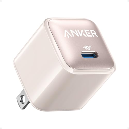 USB C Charger Block 20W, Anker 511 Charger (Nano Pro), PIQ 3.0 Compact Fast Charger for iPhone 17/16/15 Series, Galaxy, Pixel 4/3, iPad (Cable Not Included)