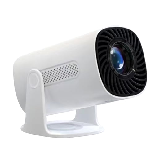 TransarJect Portable WiFi and Bluetooth Projector - 4K 1080P Supported Mini Movie Projector, 270°Adjustable Stand Outdoor Home Theater Star Projector with Ambient Light for Phone TV Stick Laptop