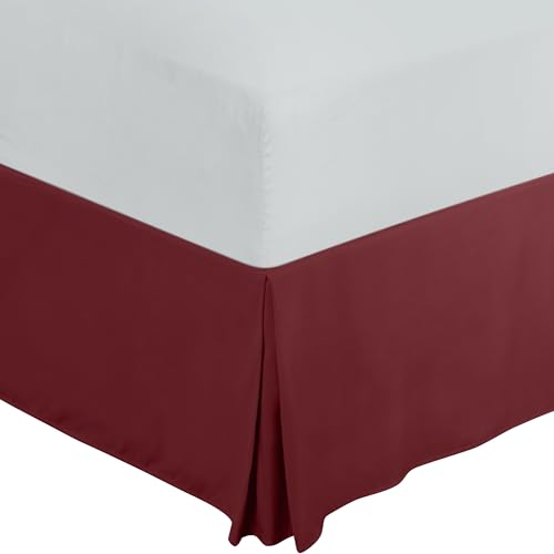 Utopia Bedding Bed Skirt - Soft Quadruple Pleated Ruffle - Hotel Quality, Shrinkage and Fade Resistant