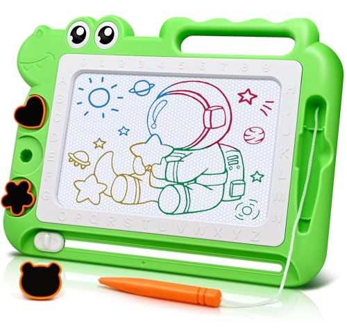 AiTuiTui Montessori Magnetic Drawing Board Baby Toys for 2 3 4 Year Old Boy Girl Birthday Gifts