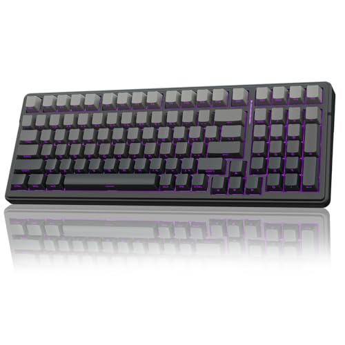 AULA F99 Pro Wireless Mechanical Keyboard,Tri-Mode BT5.0/USB-C/2.4GHz Hot Swappable Custom Keyboard,Gasket Structure,RGB Backlit Computer Gaming Keyboards