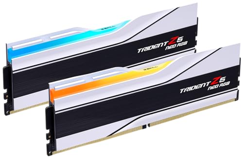 G.SKILL Trident Z5 Neo RGB Series (AMD Expo & Intel XMP 3.0) DDR5 RAM 64GB (2x32GB) 6000MT/s CL36-36-36-96 1.35V Desktop Computer Memory U-DIMM - Matte