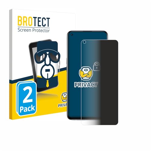 brotect (2 Pack Privacy Screen Protector Compatible with realme GT Master Edition [Anti-Spy, Protection-Film, Blue Light Filter]